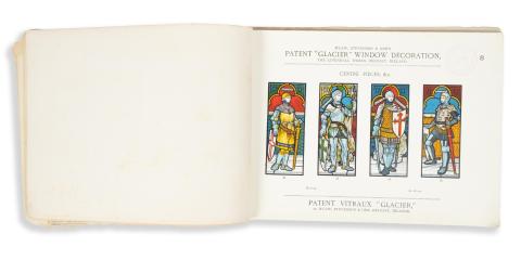 Patent "Glacier" Window Decoration - „Glacier” üvegablakdísz album  Belfast, c. 1880-90. M'Caw, Stevenson & Orr. 