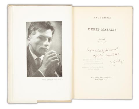 Nagy László: Deres majális  Budapest, 1957. Magvető Könyvkiadó (Mecsek Nyomda) 