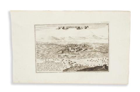 Nagykanizsa látképe: Bodenehr, Gabriel: Canisha (Nagykanizsa)  Augsburg, 1730,  