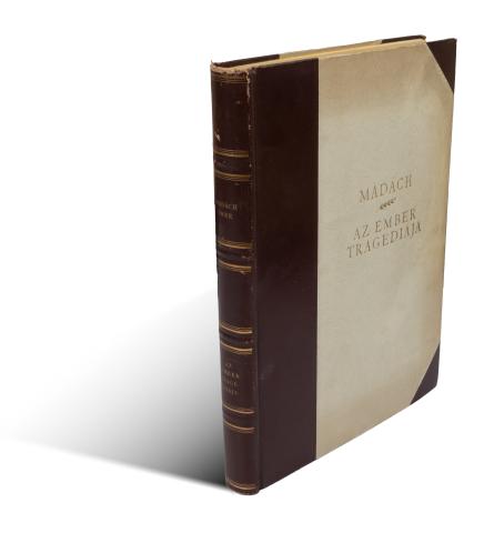 Madách Imre: Az ember tragédiája. Zichy Mihály rajzaival. Sorszámozott bibliofil kiadás a mű bemutatójának 75. évfordulójára.    Budapest, 1958. Magyar Helikon 