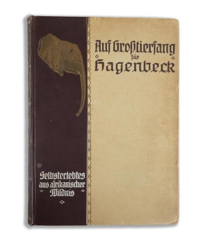 Schulz, Christian: Auf Großtierfang für Hagenbeck. Selbsterlebtes aus afrikanischer Wildnis.  Dresden, 1922, Verlag Deutsche Buchwerkstätten 