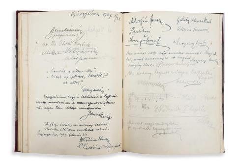 Gregersen Lujza emlékkönyve. Autográf aláírásokkal 1926-1929 között   