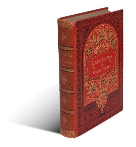 Ebers, Georg  : Kleopatra. Historischer Roman  Stuttgart/Leipzig/Wien/Berlin, 1894. Deutsche Verlags-Anstalt 