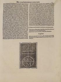 Ptolemaeus, Claudius: Quadripartitum...  Venetiis kalendas Januarias. per Bonetum locatellus